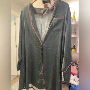 Summer salt intamates and sleepwear long sleeve nightgown size L